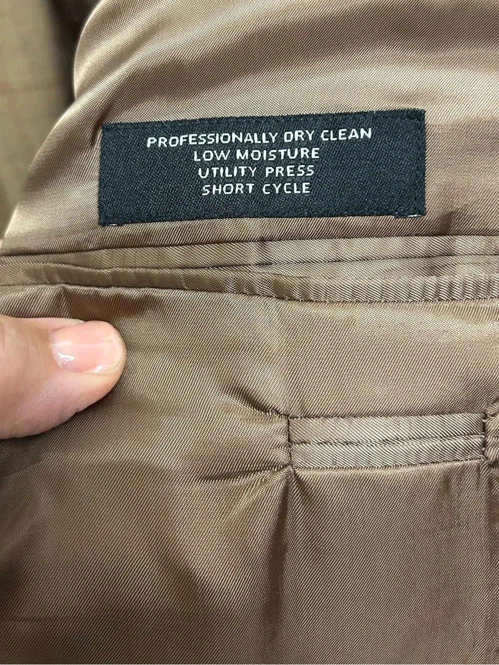 Jos. A. Bank Brown Windowpane Wool Sport Coat